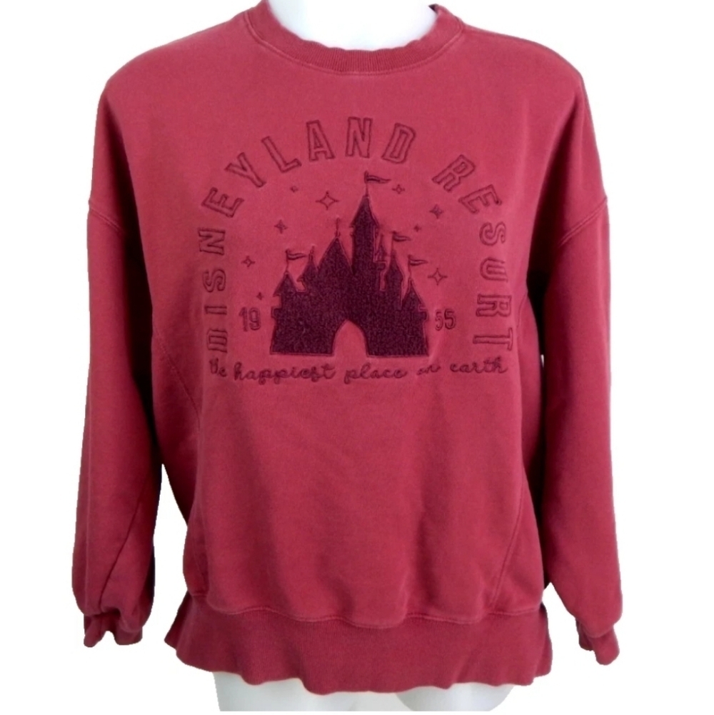 Disneyland Resort Castle Embroidered Sweatshirt